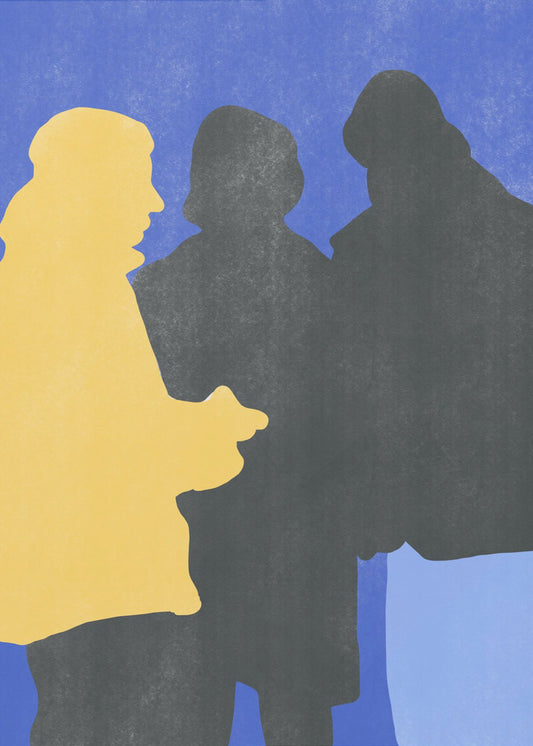 silhouettes of people | Canvas