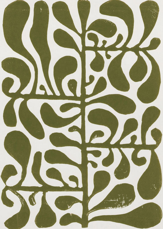 Linolschnittpflanze Nr. 1 | Poster