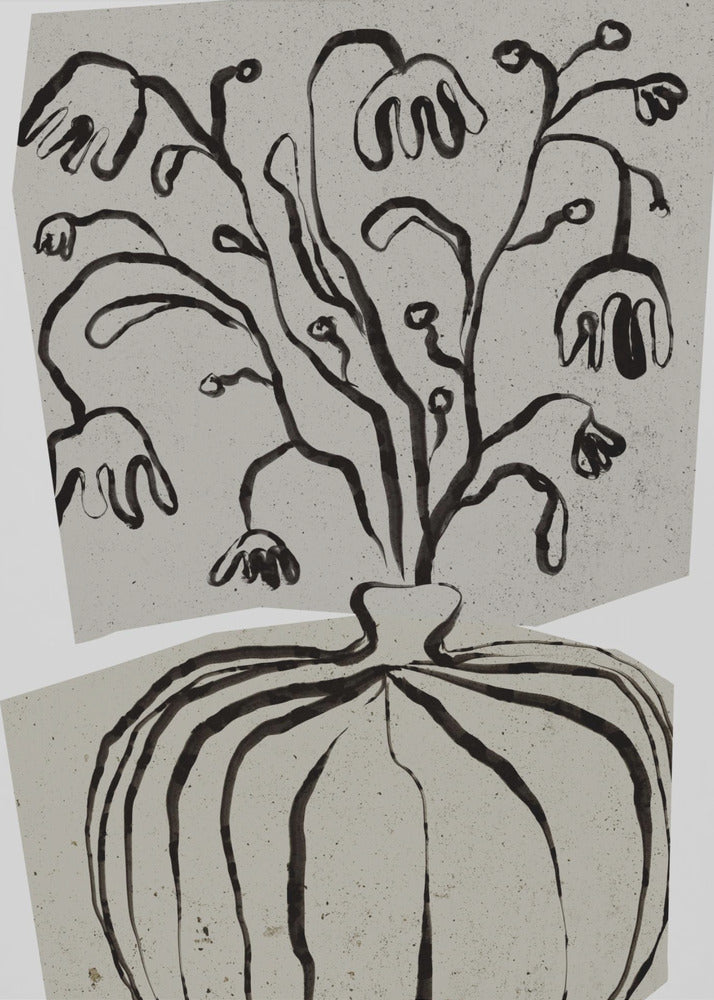 Bouquet On Concrete | Poster