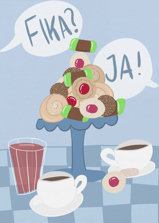 Schwedischer Fika-Genuss | Poster