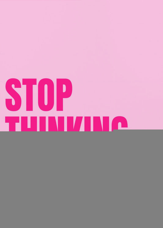 Drink Over Think | Canvas