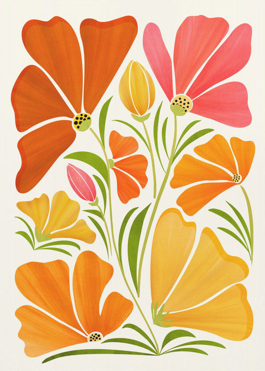 Frühlingswildblumen | Leinwand-Bilder