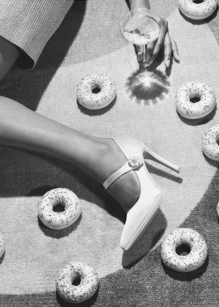 Disko mustavalkoinen | Canvastaulut