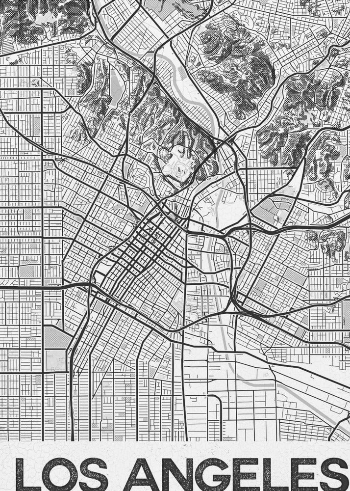 Los Angelesin valkoinen | Canvastaulut