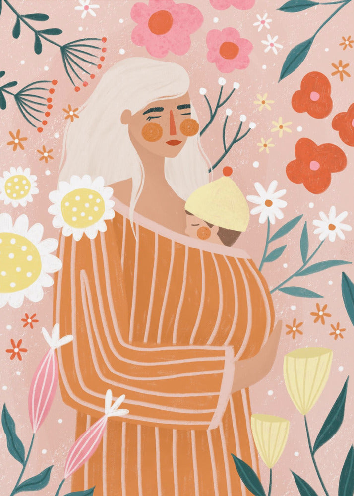 Kukkien syleily | Canvastaulut