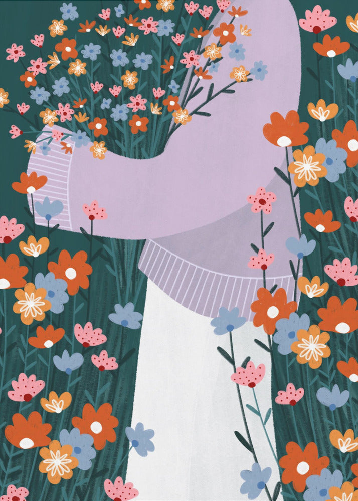 Villikukkien puutarha | Canvastaulut