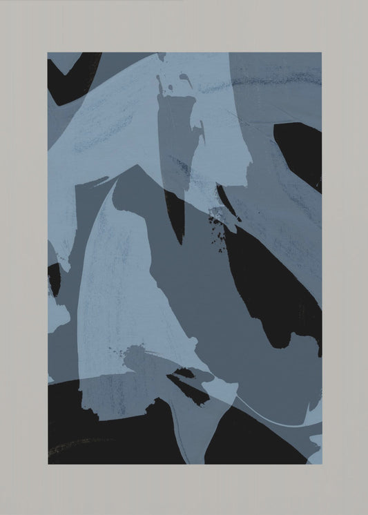 Abstrakte Pinselstriche 60Y | Poster