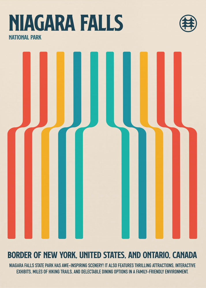 Niagara Falls Nationalpark Reisen Poster - Kunstdruck | Leinwand-Bilder