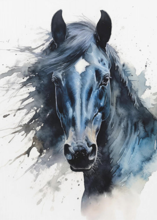 Watercolor Horse (2) | Poster