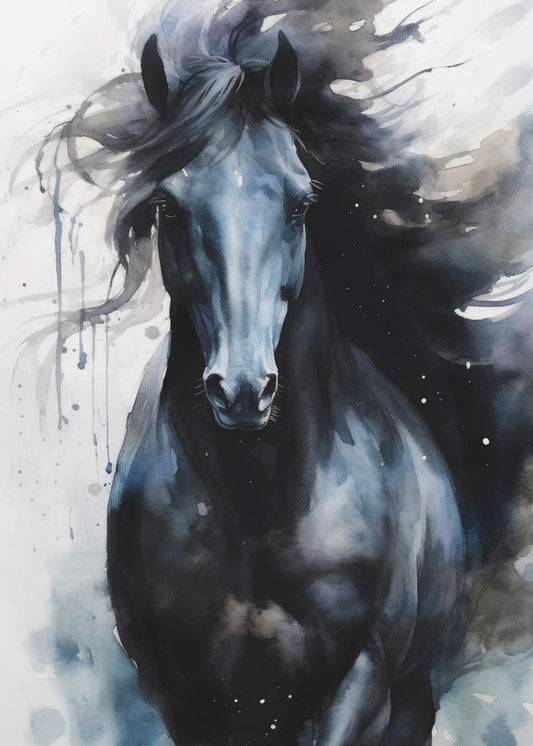 Watercolor Horse (4) | Poster