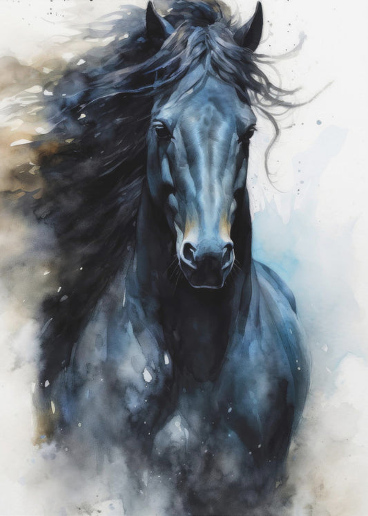 Watercolor Horse (3) | Poster