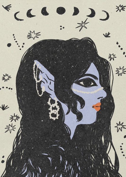 Porträt einer Meerjungfrau | Poster