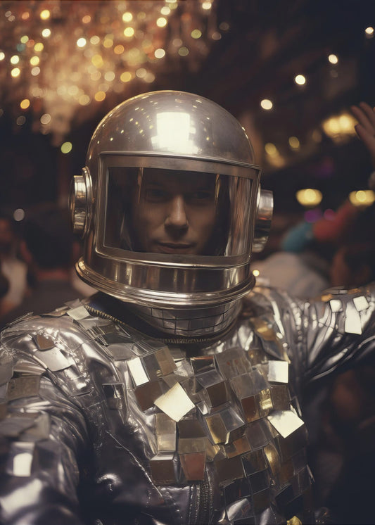 Disco Astronaut 1 | Canvas