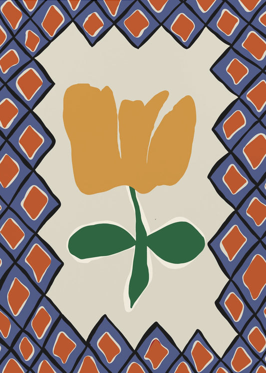 Petal plaid playtime II | Canvas