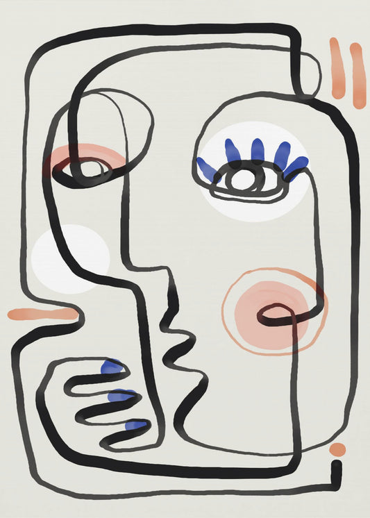 Frau mit Nagellack | Poster