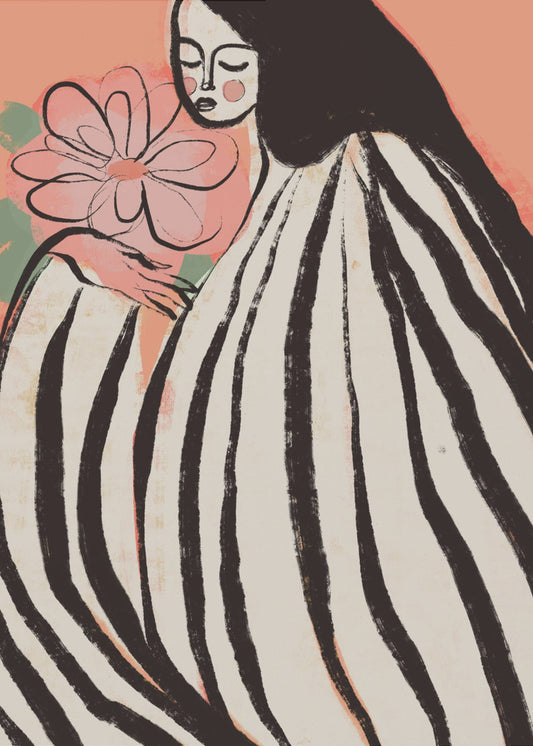 Ein stiller Moment (Pfirsich) | Poster