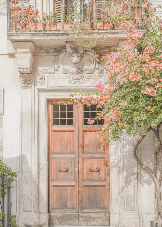 Floraler Eintrag | Leinwand