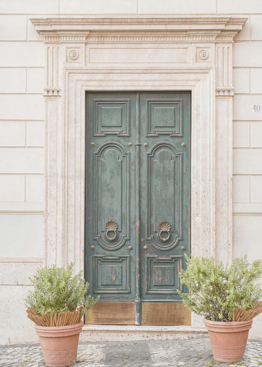 Die alte Tür | Leinwand