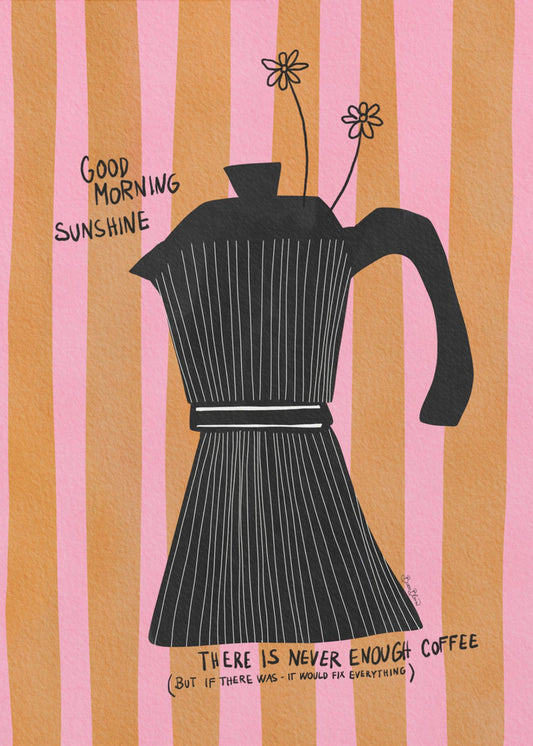 Mocka Coffee Sunshine | Poster