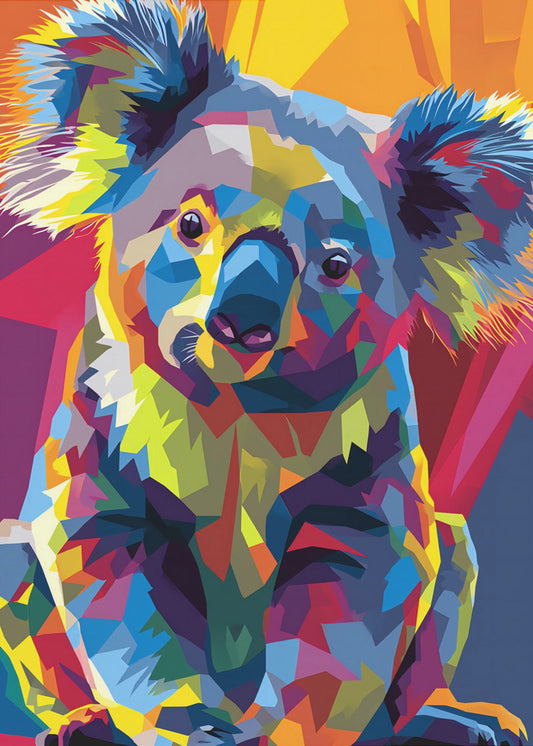 WPAP-Koalas | Leinwand-Bilder