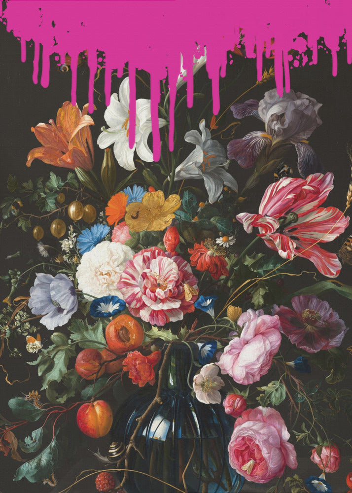 Vintage Botanische, veränderte Pinky Kunst | Poster