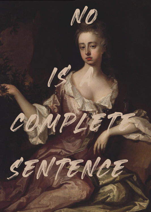 Nein ist ein vollständiger Satz | Poster