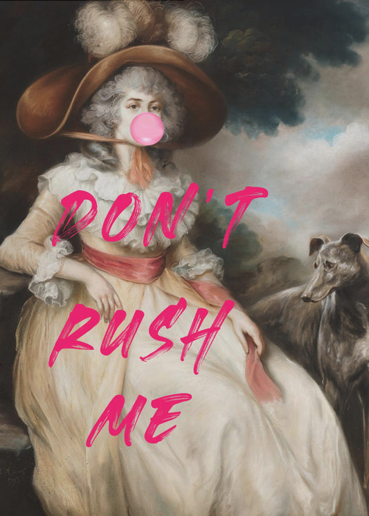 Don't Ruch Me / Veränderte Kaugummi-Collage | Poster