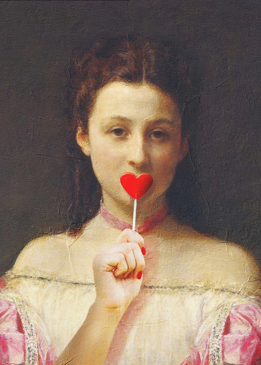 Chica de piruleta Posters  - Impresiones de Arte