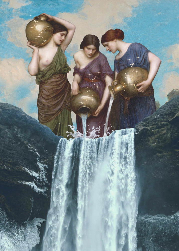 Magischer Wasserfall | Poster - Kunstdruck