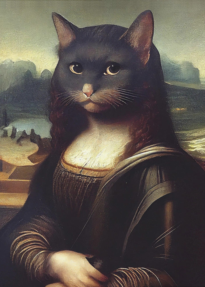 Meowlisa | Poster - Kunstdruck