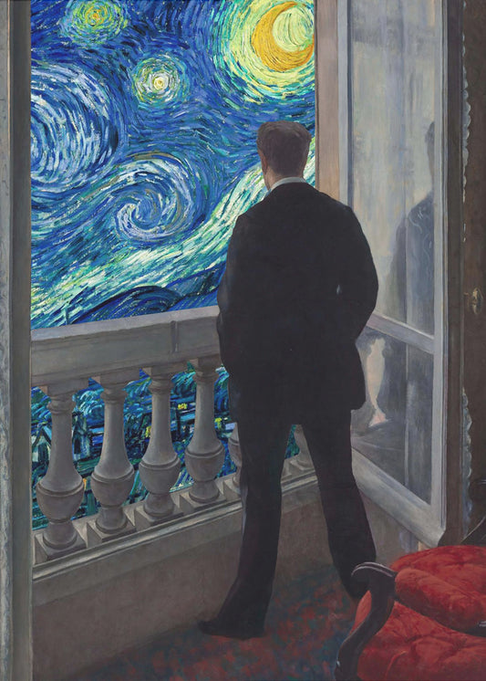 Sternennachtansicht | Poster