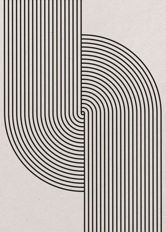 Composición moderna de mediados de siglo | Posters  - Impresiones de Arte