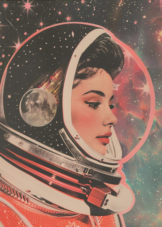 Female Astronaut Portrait | Canvas