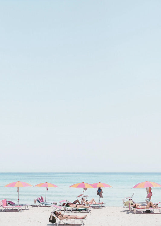 Strandleben 4 | Leinwand