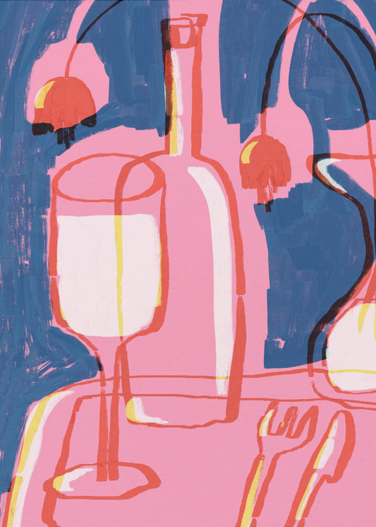 Neon-Stillleben Nr. 4 | Poster