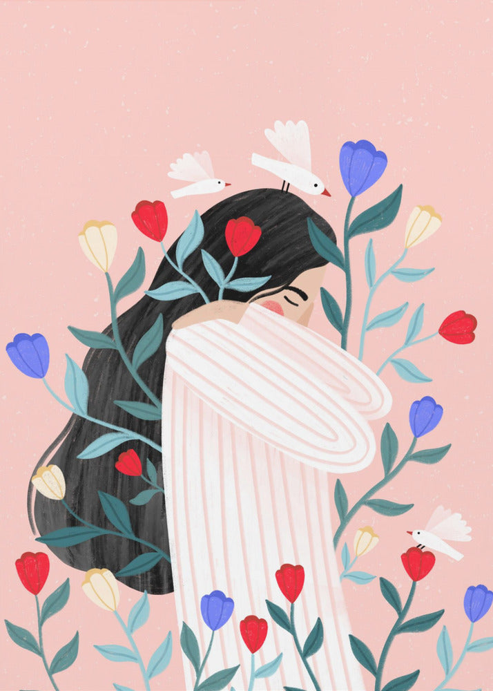 Blüten und Gelassenheit | Poster