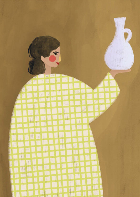 Die Frau mit der Vase | Poster