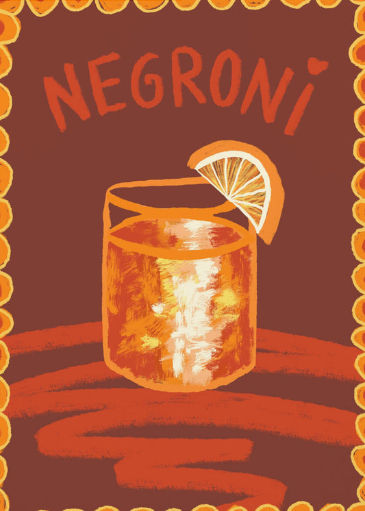 Cocktail Negroni | Poster