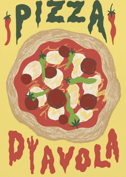Pizza Diavola | Poster
