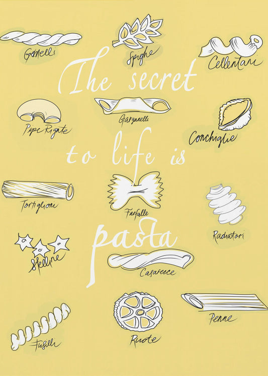 Das Geheimnis des Lebens ist Pasta | Poster
