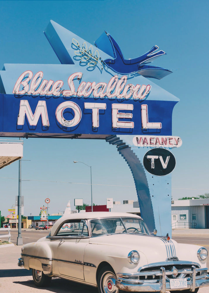Blue Swallow Motel | Stampe su Tela