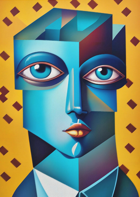 Cubist Abstract Face | Canvas