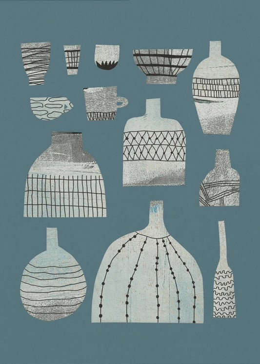 Keramik und Muster | Poster