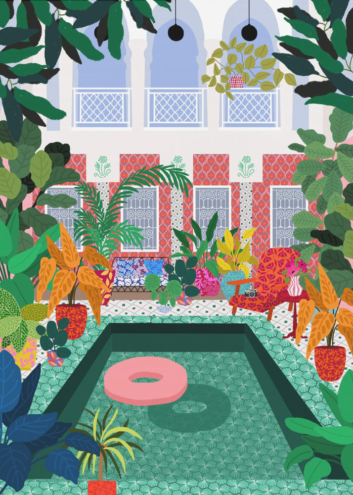 Den Pool genießen | Poster
