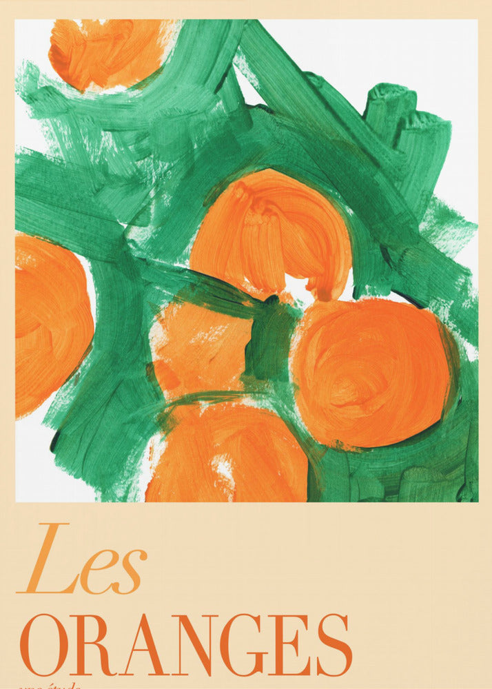 Les Oranges Une Étude 2 | Leinwand