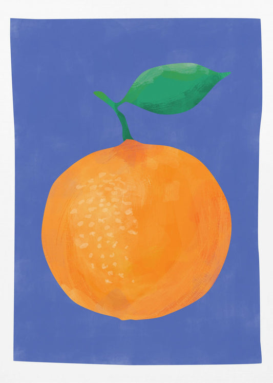 Lebendige Orangenfrucht | Leinwand