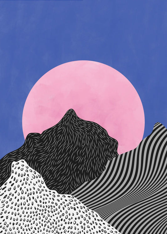 Surreal Peaks View | Canvas