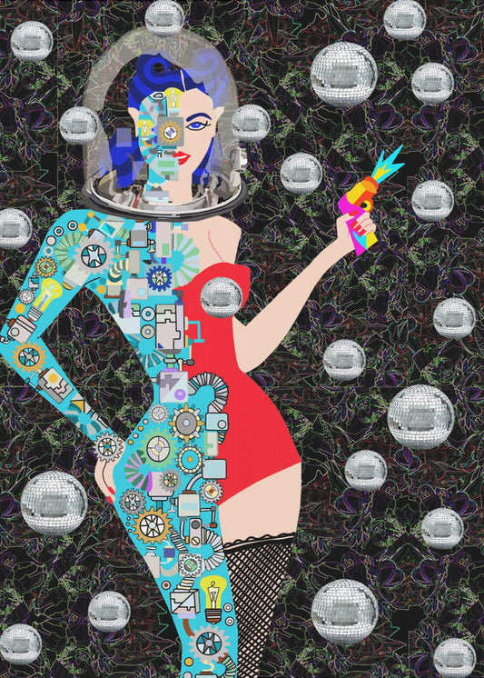 Disco Alien | Canvas