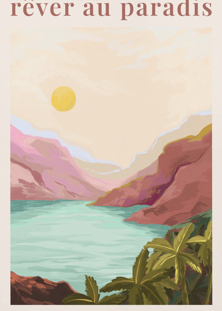 Rêver Au Paradis - Sun | Canvas