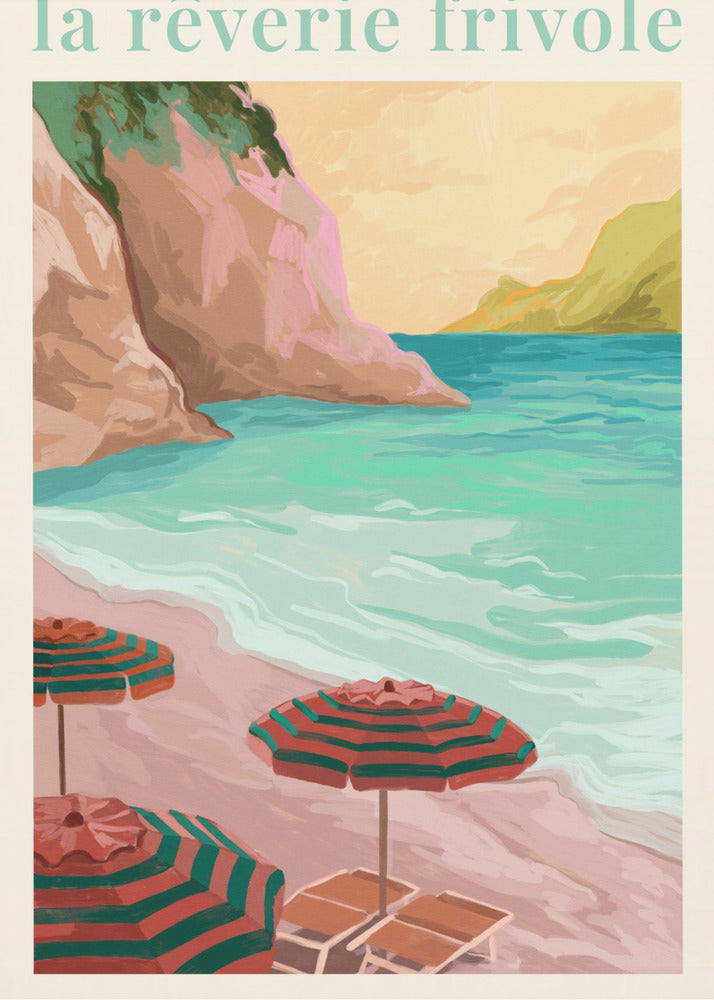 Die frivole Träumerei – Strand | Leinwand-Bilder